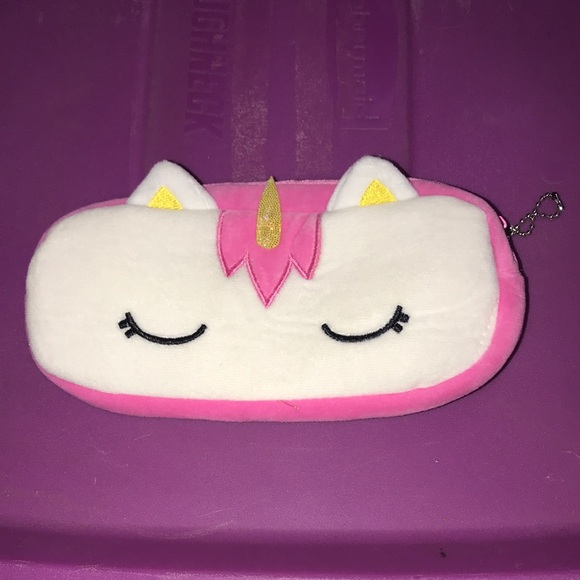 Clawee prize Win Unicorn 🦄 pencil case / wallet New - Picture 2 of 4